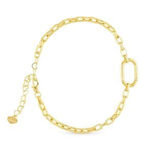 NEW! Amanda Blu Gold 7” Pippa Charm Bracelet with Extension 18K Gold Dipped NWT